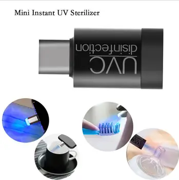 Miniature Instant Sterilizer Ultraviolet Sterilization Efficient LED Light Mobile Phone USB Interface Sterilization Tool
Miniature Instant Sterilizer Ultraviolet Sterilization Efficient LED Light Mobile Phone USB Interface Sterilization Tool
