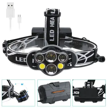 6-LED Super Bright Headlamp Adjustable Waterproof Head Torch Outdoor Camping Flashlight D5BD
6-LED Super Bright Headlamp Adjustable Waterproof Head Torch Outdoor Camping Flashlight D5BD