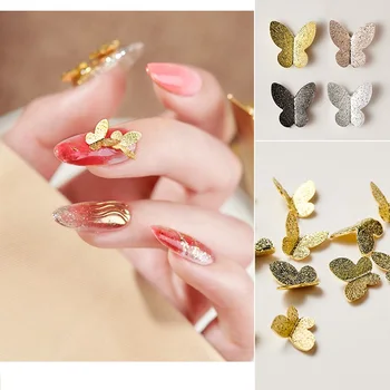 10pcs/lot 3D Metal Nail Art Butterfly Decoration Golden Alloy Jewelry UV Gel False Nail Tips Art For Women Nails Accessoires
10pcs/lot 3D Metal Nail Art Butterfly Decoration Golden Alloy Jewelry UV Gel False Nail Tips Art For Women Nails Accessoires