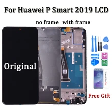 Ensemble écran tactile LCD avec châssis, pièce de rechange pour Huawei P Smart 2019 2019=