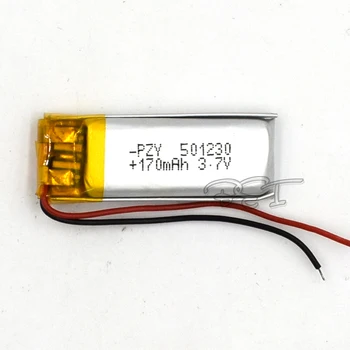 3.7V 501230 170mAh Rechargeable Li-polymer lithium Lipo Li-ion Cell battery For tablet digital Set PSP MP5 GPS Bluetooth 
3.7V 501230 170mAh Rechargeable Li-polymer lithium Lipo Li-ion Cell battery For tablet digital Set PSP MP5 GPS Bluetooth