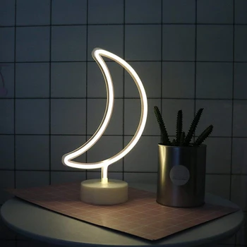 Moon Shape Led Neon Night Light with Base Marquee Sign Lamp Decorative Neon Light for Home Decoration
Moon Shape Led Neon Night Light with Base Marquee Sign Lamp Decorative Neon Light for Home Decoration