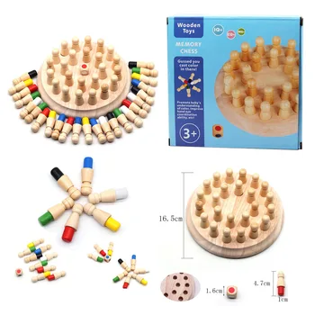 Memory Chess Kids Party Game Wooden Memory Chess Game Stick Fun Building Blocks Board Game Color Cognitive Education Kids Toys
Memory Chess Kids Party Game Wooden Memory Chess Game Stick Fun Building Blocks Board Game Color Cognitive Education Kids Toys