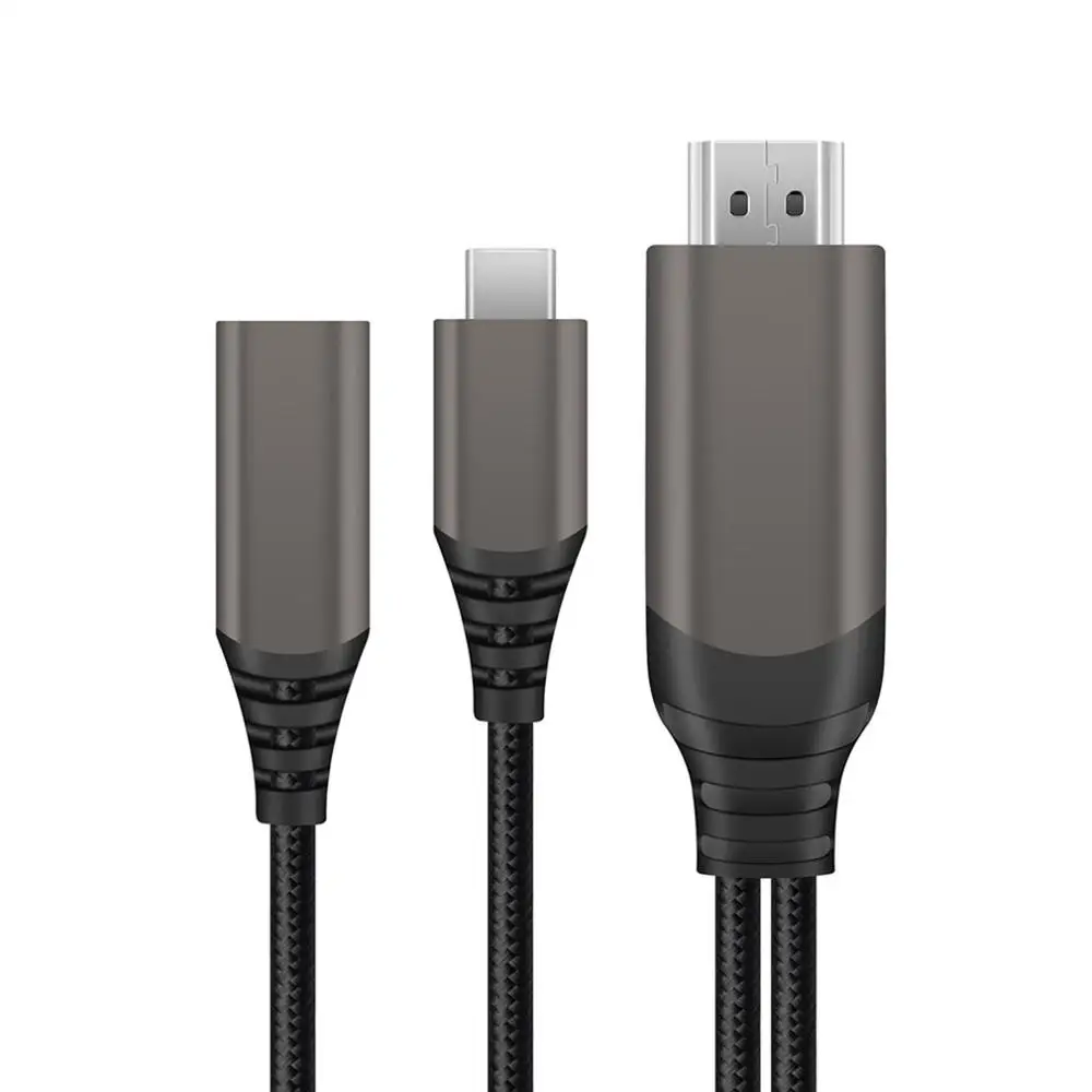 PD USB-C To HDMI Cable Plug And Play Mobile Phone Connection Mirroring TV Synchronization Movie Watching Internet Browsing
PD USB-C To HDMI Cable Plug And Play Mobile Phone Connection Mirroring TV Synchronization Movie Watching Internet Browsing