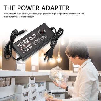 Electric Portable Power Supply Adapter DC 9V-24V 3A Voltage Regulated Adjustable Strong Toughness w/Digital Display
Electric Portable Power Supply Adapter DC 9V-24V 3A Voltage Regulated Adjustable Strong Toughness w/Digital Display