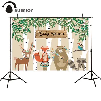 Allenjoy Woodland Background Cloth Wild One Spring Forest Leaves Fox Bear Animals Backdrops Baby Shower Party Banner Decoration
Allenjoy Woodland Background Cloth Wild One Spring Forest Leaves Fox Bear Animals Backdrops Baby Shower Party Banner Decoration