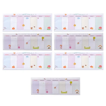 1 Set Weekly Plan Note Adhesive Memo Pad Notes Sticker Sticky Bookmark for Shop School Office Home
1 Set Weekly Plan Note Adhesive Memo Pad Notes Sticker Sticky Bookmark for Shop School Office Home