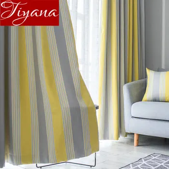 Modern Yellow Striped Curtain Blackout Nordic for Living Room Curtain Custom Made Insulation Fabric Drape Blinds X597#30
Modern Yellow Striped Curtain Blackout Nordic for Living Room Curtain Custom Made Insulation Fabric Drape Blinds X597#30