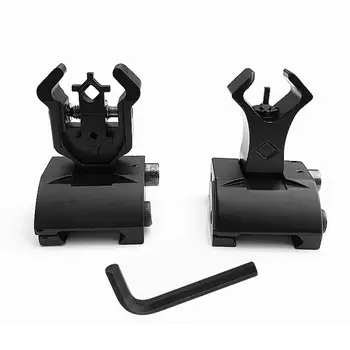 Folding Flip Front And Rear Metal Sight Set Double Diamond Shape For Picatinny Rail Outdoor Accesstory
Folding Flip Front And Rear Metal Sight Set Double Diamond Shape For Picatinny Rail Outdoor Accesstory