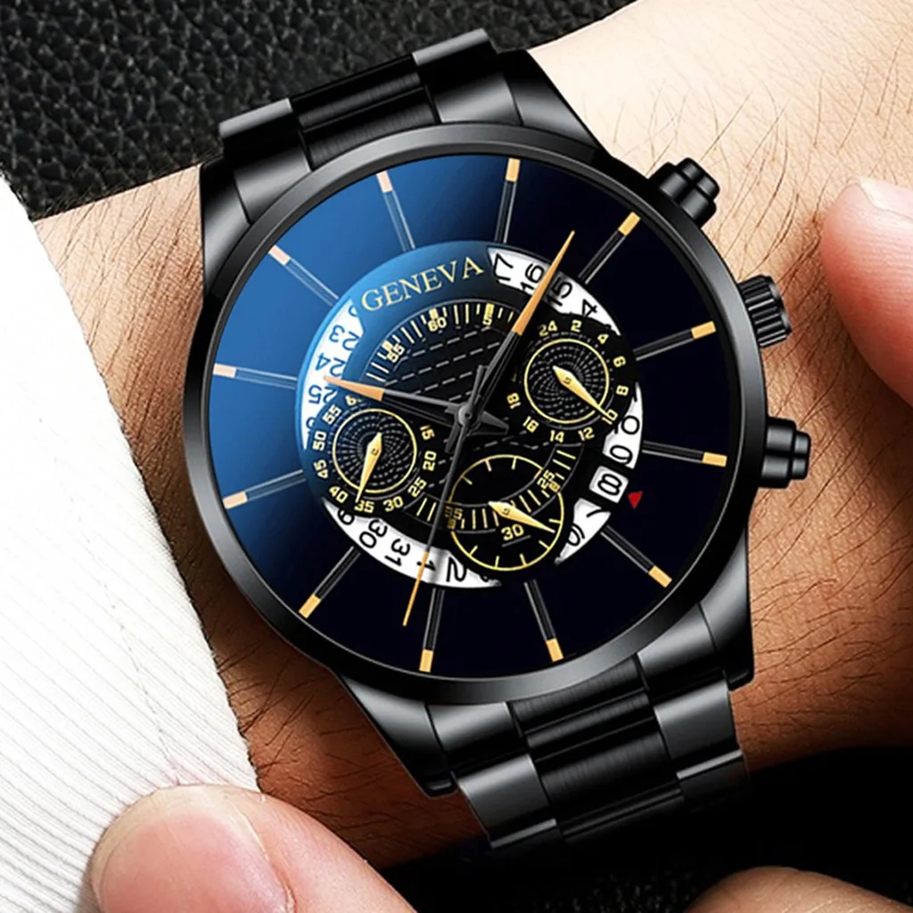 Men's Quartz Watch Fashion Creative Cool Digital Multi-layer Dial Unique Digital Text Stainless Steel Mesh Quartz Watch 50*
Men's Quartz Watch Fashion Creative Cool Digital Multi-layer Dial Unique Digital Text Stainless Steel Mesh Quartz Watch 50*