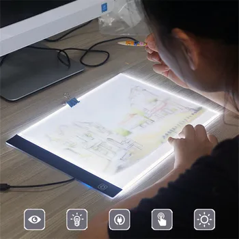 A4/A5 LED Drawing Boards Tracing Board Copy Pads A4 LED Drawing Tablet Plate Art Artcraft Writing Table Light Box
A4/A5 LED Drawing Boards Tracing Board Copy Pads A4 LED Drawing Tablet Plate Art Artcraft Writing Table Light Box
