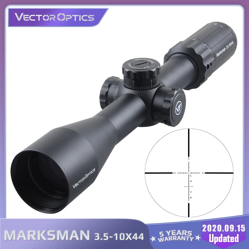 Vector Optics Marksman 3 5 10x44 охотничий прицел тактический фокус 10yds 1/10 MIL Fit пневматический и