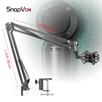 Desktop Microphone Scissor Boom Arm Stand + Suspension Shock Mount For SHURE PGA181 PGA 181 Recording Mic Clamp Bracket Holder
Desktop Microphone Scissor Boom Arm Stand + Suspension Shock Mount For SHURE PGA181 PGA 181 Recording Mic Clamp Bracket Holder