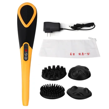 Multi-Functional Massager Rechargeable High Frequency Vibration Body Massager US Plug 100-240V Practical Rechargeable massager