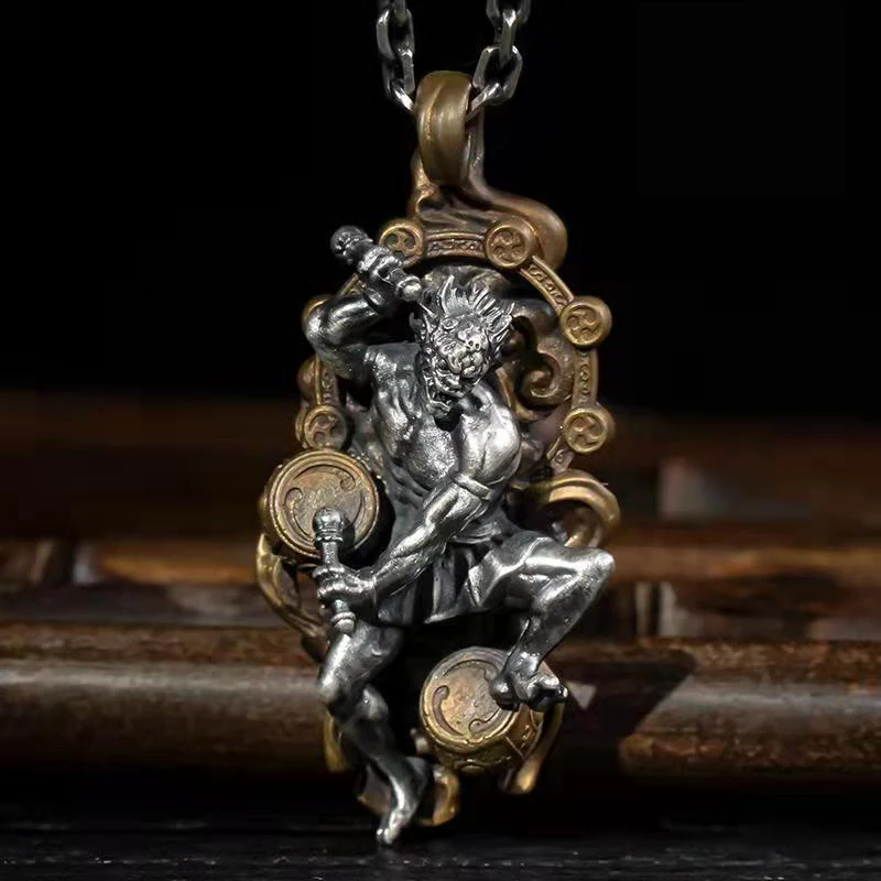 charming Tibetan Guanyin pure retro solid Buddha brand Necklace Jewelry benmingnian amulet Heart Sutra pendant
charming Tibetan Guanyin pure retro solid Buddha brand Necklace Jewelry benmingnian amulet Heart Sutra pendant