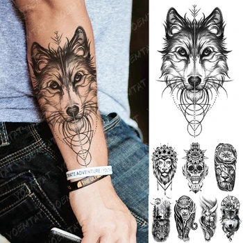 Waterproof Temporary Tattoo Sticker Leopard Lion Wolf Forest Flash Tattoos Animal Body Art Arm Fake Sleeve Tatoo Women Men
Waterproof Temporary Tattoo Sticker Leopard Lion Wolf Forest Flash Tattoos Animal Body Art Arm Fake Sleeve Tatoo Women Men