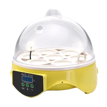 Mini 7 Egg Automatic Incubator Poultry Incubator Brooder Digital Small mini egg incubator temperature control
Mini 7 Egg Automatic Incubator Poultry Incubator Brooder Digital Small mini egg incubator temperature control