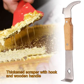 Wooden Handle Thicken Portable Beekeeping Tool Bee Scraper For Beekeeper Practical Apiculture Hive Multifunctional Cut Honey
Wooden Handle Thicken Portable Beekeeping Tool Bee Scraper For Beekeeper Practical Apiculture Hive Multifunctional Cut Honey