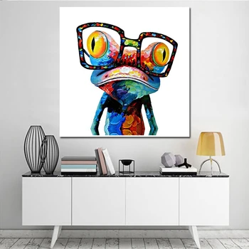 Animal Painting The Frog with Glass Canvas Painting Posters and Prints Scandinavian Cuadros Wall Art Picture for Room Decor
Animal Painting The Frog with Glass Canvas Painting Posters and Prints Scandinavian Cuadros Wall Art Picture for Room Decor