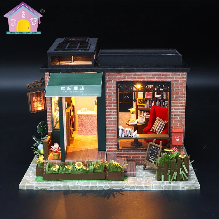 Hoomeda-diy DIY Hut Model Toy Creative Architecture Assembled Christmas Birthday Gift Century Bookstore
Hoomeda-diy DIY Hut Model Toy Creative Architecture Assembled Christmas Birthday Gift Century Bookstore