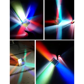 NEW Colored Cubes Prism 6-Sided Bright Light Combine Cubes Prism Beam Splitting Optical Experiment Photo Prop 
NEW Colored Cubes Prism 6-Sided Bright Light Combine Cubes Prism Beam Splitting Optical Experiment Photo Prop