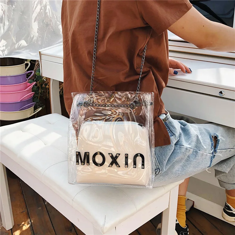 Transparent WOMEN'S Bag Bag 2019 Korean-style Fashion New Style Shoulder Bag Picture Bucket Bag Fashion Shoulder Bag
Transparent WOMEN'S Bag Bag 2019 Korean-style Fashion New Style Shoulder Bag Picture Bucket Bag Fashion Shoulder Bag
