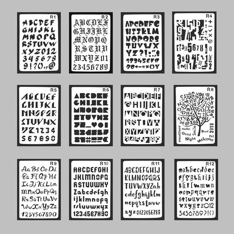 Plastic Graveer Stencils English Alphanumeric Pattern Engraving Templates Hollow Ruler Drawing Template Stationery Drawing Decor
Plastic Graveer Stencils English Alphanumeric Pattern Engraving Templates Hollow Ruler Drawing Template Stationery Drawing Decor