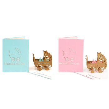 3D Baby in pram Card up Birthday Card Baby Gift Handmade Kirigami Paper Art Blank 3D Greeting Card
3D Baby in pram Card up Birthday Card Baby Gift Handmade Kirigami Paper Art Blank 3D Greeting Card