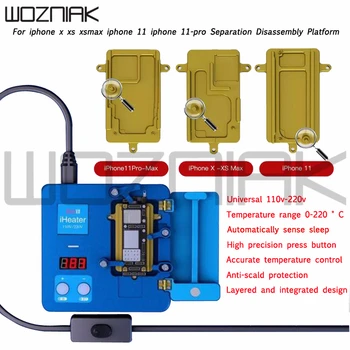 JC iheater for Iphone 11 Pro X XS XSMAX Mainboard Stratified Heating Table accurate Rapid Separation Disassembly Platform
JC iheater for Iphone 11 Pro X XS XSMAX Mainboard Stratified Heating Table accurate Rapid Separation Disassembly Platform