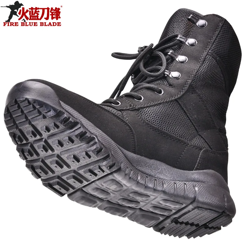Fire Blue Blade Summer Mesh Breathable 07 Ultra-Light Combat Men's Hight-Top Special Forces Military Tactical Combat Boots
Fire Blue Blade Summer Mesh Breathable 07 Ultra-Light Combat Men's Hight-Top Special Forces Military Tactical Combat Boots