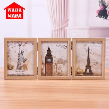 6/7/8Inch Creative Wooden Photo Frame Set Three Folding Joint Ancient Double Faced Photo Frame Pendulum Platform Home Decoration
6/7/8Inch Creative Wooden Photo Frame Set Three Folding Joint Ancient Double Faced Photo Frame Pendulum Platform Home Decoration
