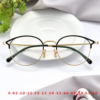 XojoX Cat Eye Finished Myopia Glasses Vintage Round Short-sighted Eyeglasses Women Men Prescription Degree -1 -1.5 -2 -2.5 -3to6
XojoX Cat Eye Finished Myopia Glasses Vintage Round Short-sighted Eyeglasses Women Men Prescription Degree -1 -1.5 -2 -2.5 -3to6
