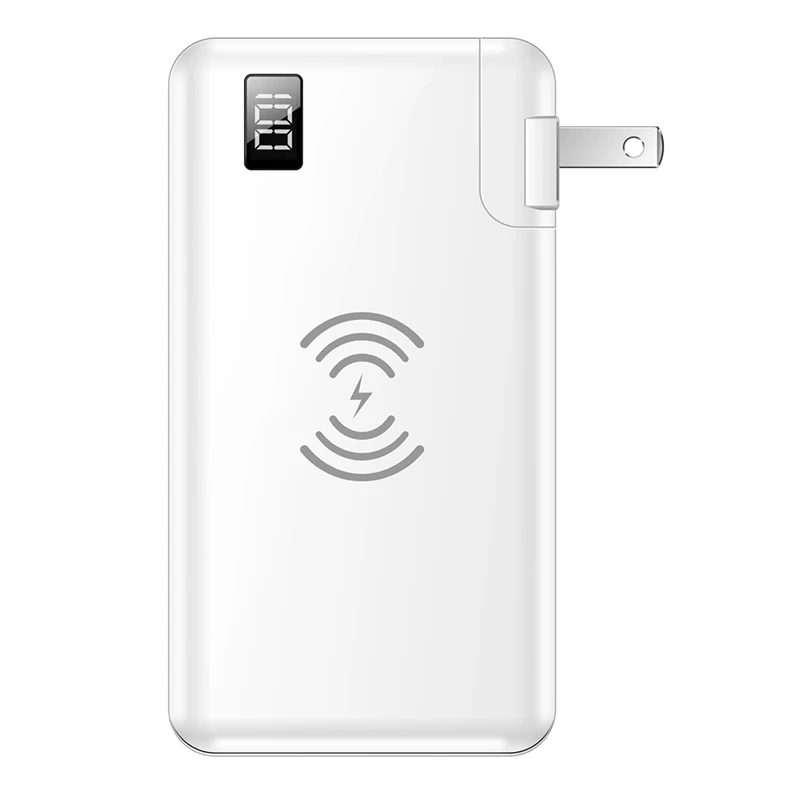10000 MAh Power Bank LED Display 15W Fast Charging Wireless Power Bank for iPhone Samsung External Battery US PLUG
10000 MAh Power Bank LED Display 15W Fast Charging Wireless Power Bank for iPhone Samsung External Battery US PLUG