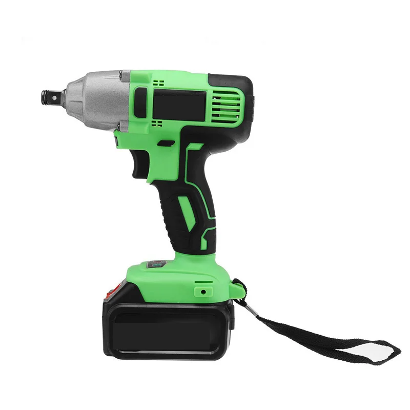 128V Cordless Electric Impact Wrench Brushless Rechargeable Battery LED Lights Display Power Repairing Tools
128V Cordless Electric Impact Wrench Brushless Rechargeable Battery LED Lights Display Power Repairing Tools