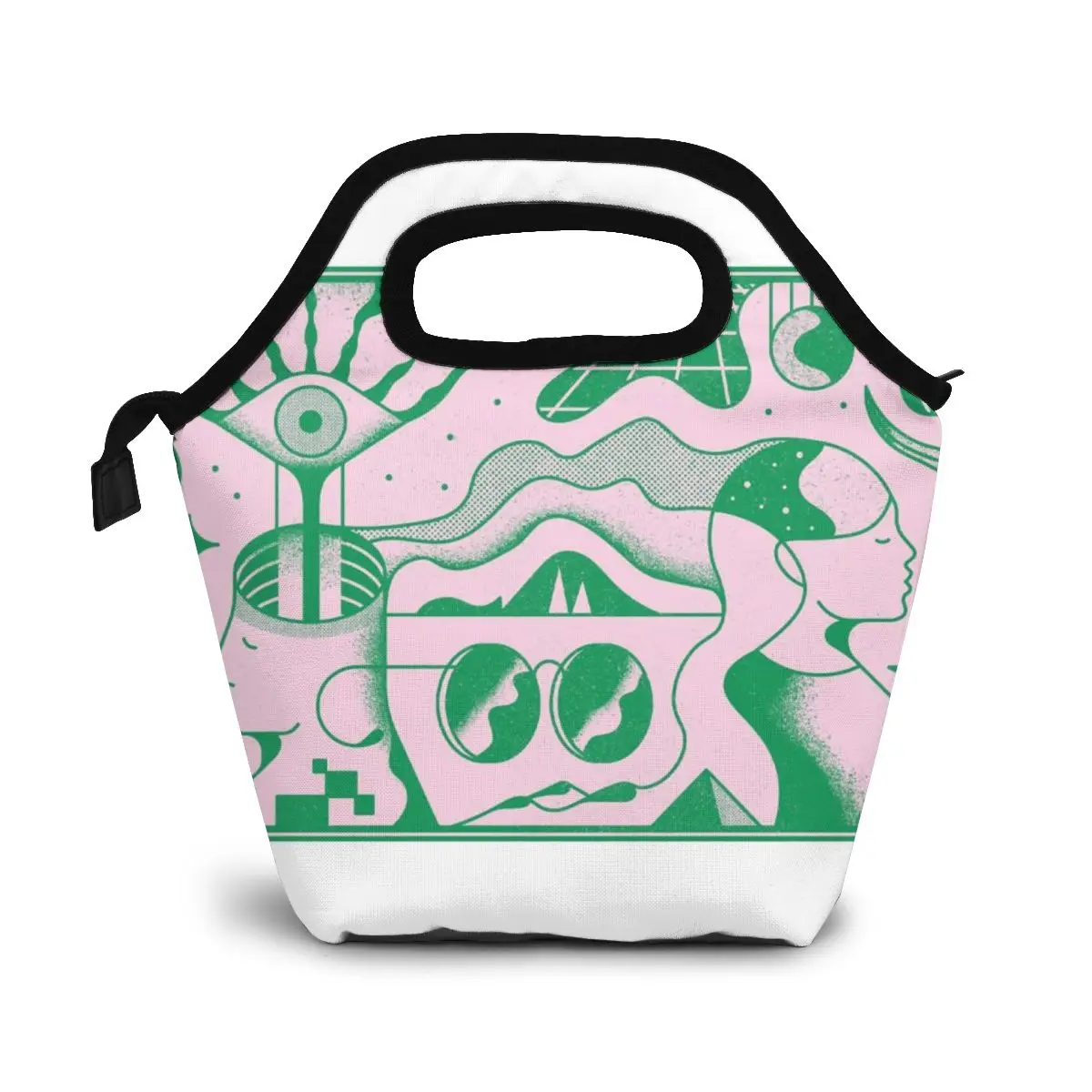 Фото Роли дизайна коробки для ланча сумки портативные изолированные еды пикника