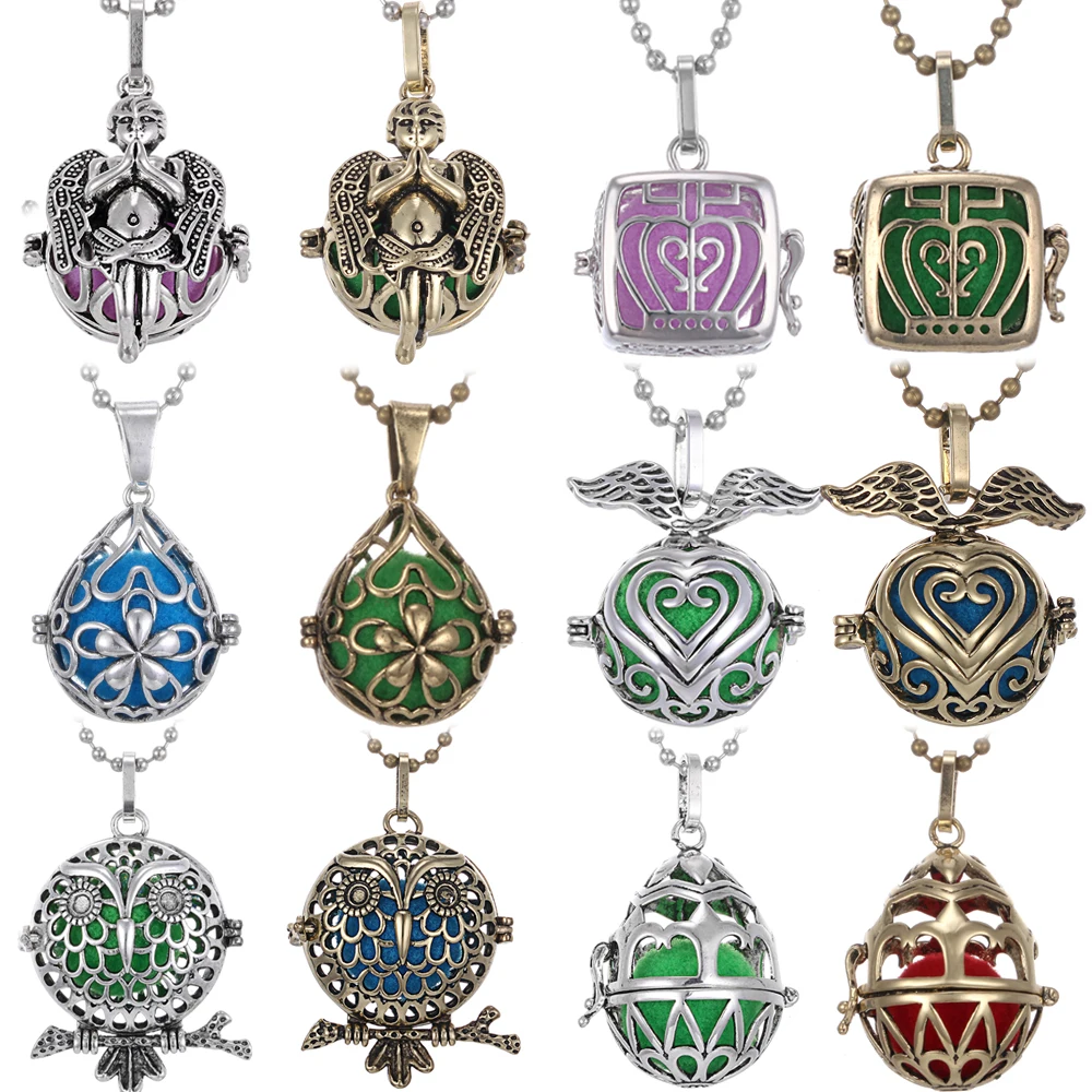 new essential oil diffuser necklace aromatherapy jewelry vintage