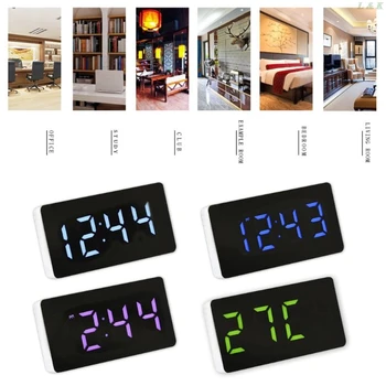 Portable LED Mirror Clock Multi-functional Electronic Alarm Clock with Time/Calendar/Temperature Alarm Decor for Home
Portable LED Mirror Clock Multi-functional Electronic Alarm Clock with Time/Calendar/Temperature Alarm Decor for Home