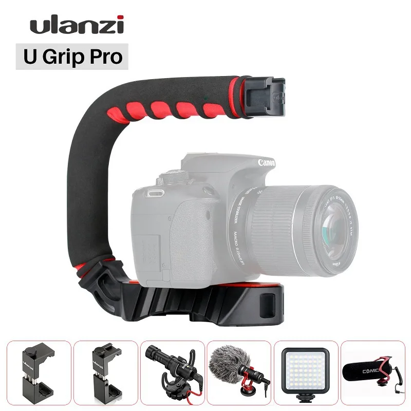 U-Hand-Held Shoot with Maker C- type Holder Mobile Phone Live Single-lens Reflex Camera Video Micro Movie Tripod Universal Ulz
U-Hand-Held Shoot with Maker C- type Holder Mobile Phone Live Single-lens Reflex Camera Video Micro Movie Tripod Universal Ulz