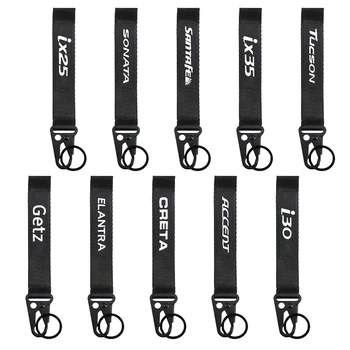 Hot Car keytags Strap keychian Emblem Strap Keychain Key Chain for Hyundai ACCENT ELANTRA TUCSON IX35 SANTA FE IX25 Accessories
Hot Car keytags Strap keychian Emblem Strap Keychain Key Chain for Hyundai ACCENT ELANTRA TUCSON IX35 SANTA FE IX25 Accessories