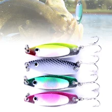 New Metal Spinner Fishing Lures 5cm/6.5g Artificial Hard Bait Spoon with Ring Treble Hook Spinnerbaits Fishing Tackle Accessorie
New Metal Spinner Fishing Lures 5cm/6.5g Artificial Hard Bait Spoon with Ring Treble Hook Spinnerbaits Fishing Tackle Accessorie