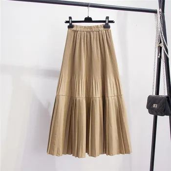 LANMREM 2020 Autumn New Solid Color Large Swing High Waist Pleated Skirt In The Long Section Stitching A-line Skirt PB436
LANMREM 2020 Autumn New Solid Color Large Swing High Waist Pleated Skirt In The Long Section Stitching A-line Skirt PB436