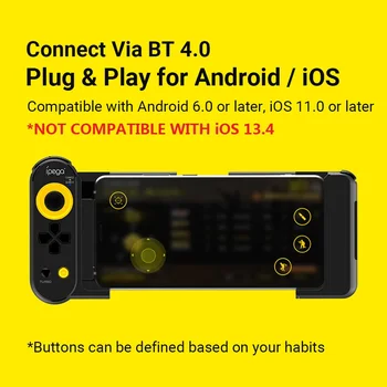 iPega Dual Thorn Gamepad PG-9167 Game Wireless Controller BT4.0 Detachable Joypad with Audio Converter Module for TV Game
iPega Dual Thorn Gamepad PG-9167 Game Wireless Controller BT4.0 Detachable Joypad with Audio Converter Module for TV Game