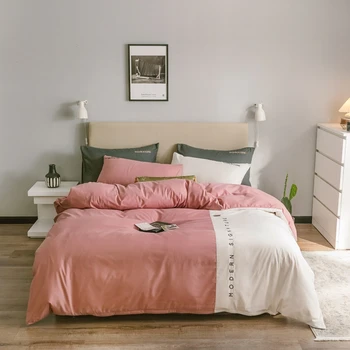 Quilt Quilt Cover Two-Piece Set Double Solid Color Personality Larry Embroidered Denim Sheets Bed Sheet
Quilt Quilt Cover Two-Piece Set Double Solid Color Personality Larry Embroidered Denim Sheets Bed Sheet