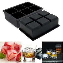 Bar Ice Cube Mould 6 Lattice Food Grade Silicone Mold Square Shape Ice Cube Maker Ice Tray Ice Hockey Whiskey Big Ice Cube Maker
Bar Ice Cube Mould 6 Lattice Food Grade Silicone Mold Square Shape Ice Cube Maker Ice Tray Ice Hockey Whiskey Big Ice Cube Maker