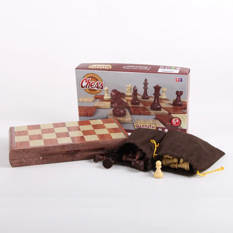 Ub aia Wood-plastic Folding Magnetic Chess Set Game Chess Casual Educational Toy
Ub aia Wood-plastic Folding Magnetic Chess Set Game Chess Casual Educational Toy