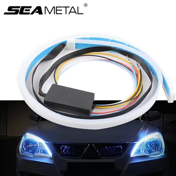 Ultrafine DRL Flexible LED Tube Style Turn Signal Lamps Daytime Running Lights 45cm 60cm Tear Strip Car Headlight Car Styling
Ultrafine DRL Flexible LED Tube Style Turn Signal Lamps Daytime Running Lights 45cm 60cm Tear Strip Car Headlight Car Styling