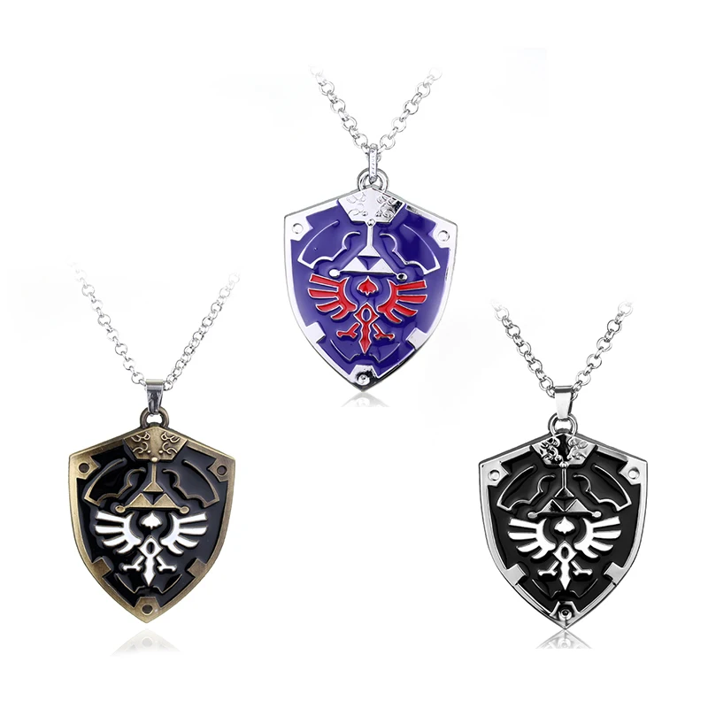 10pcs/lot Popular Game The Legend of Zelda Necklace Blue Hylian Shield Metal Pendant For Men Fashion Jewelry Accessory
10pcs/lot Popular Game The Legend of Zelda Necklace Blue Hylian Shield Metal Pendant For Men Fashion Jewelry Accessory