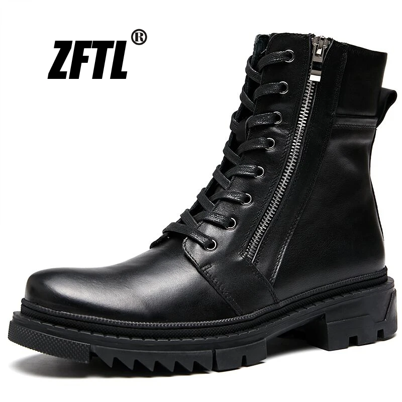 ZFTL NEW men's martins boots casual men's Genuine Leather Winter warm shoes Men's Handmade boots Men's military boots 168
ZFTL NEW men's martins boots casual men's Genuine Leather Winter warm shoes Men's Handmade boots Men's military boots 168