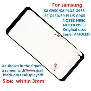 Original Super AMOLED display touch screen For Samsung S8 S8PLUS S9 S9PLUS NOTE8 NOTE9 s8+s9+ lcd touch display screen assembly
Original Super AMOLED display touch screen For Samsung S8 S8PLUS S9 S9PLUS NOTE8 NOTE9 s8+s9+ lcd touch display screen assembly