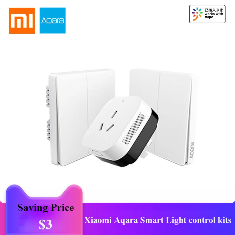Xiaomi Aqara Air Conditioning Light Control Combination Remote Dual Control Intelligent Lighting Zigbee Switch Smart Home Sets
Xiaomi Aqara Air Conditioning Light Control Combination Remote Dual Control Intelligent Lighting Zigbee Switch Smart Home Sets